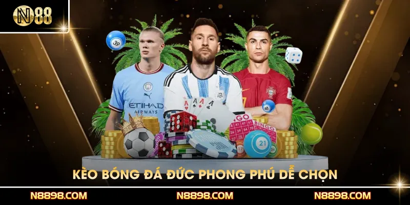 Kèo bóng đá Đức phong phú dễ chọn